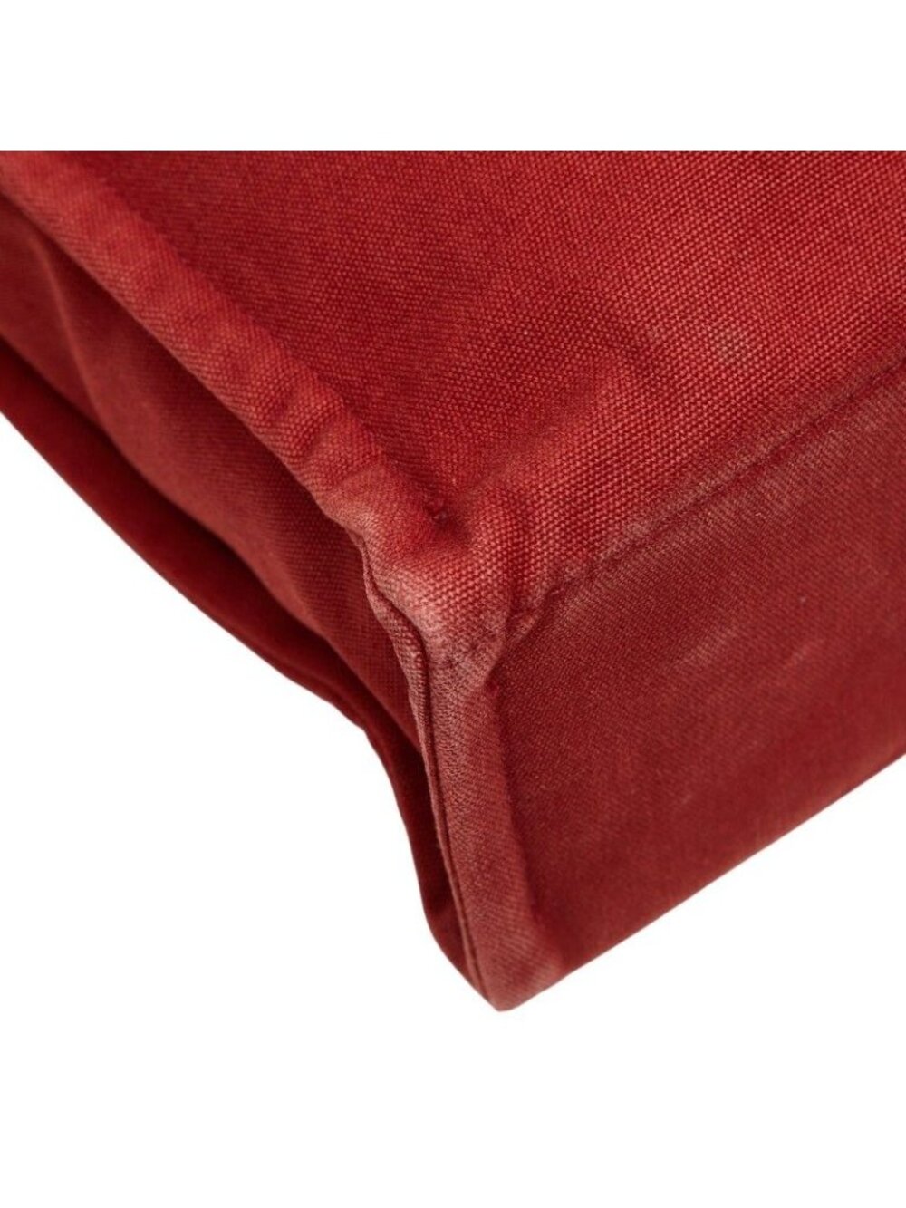 Hermes Fourre Tout MM Tote Red Canvas - Picture 7 of 10